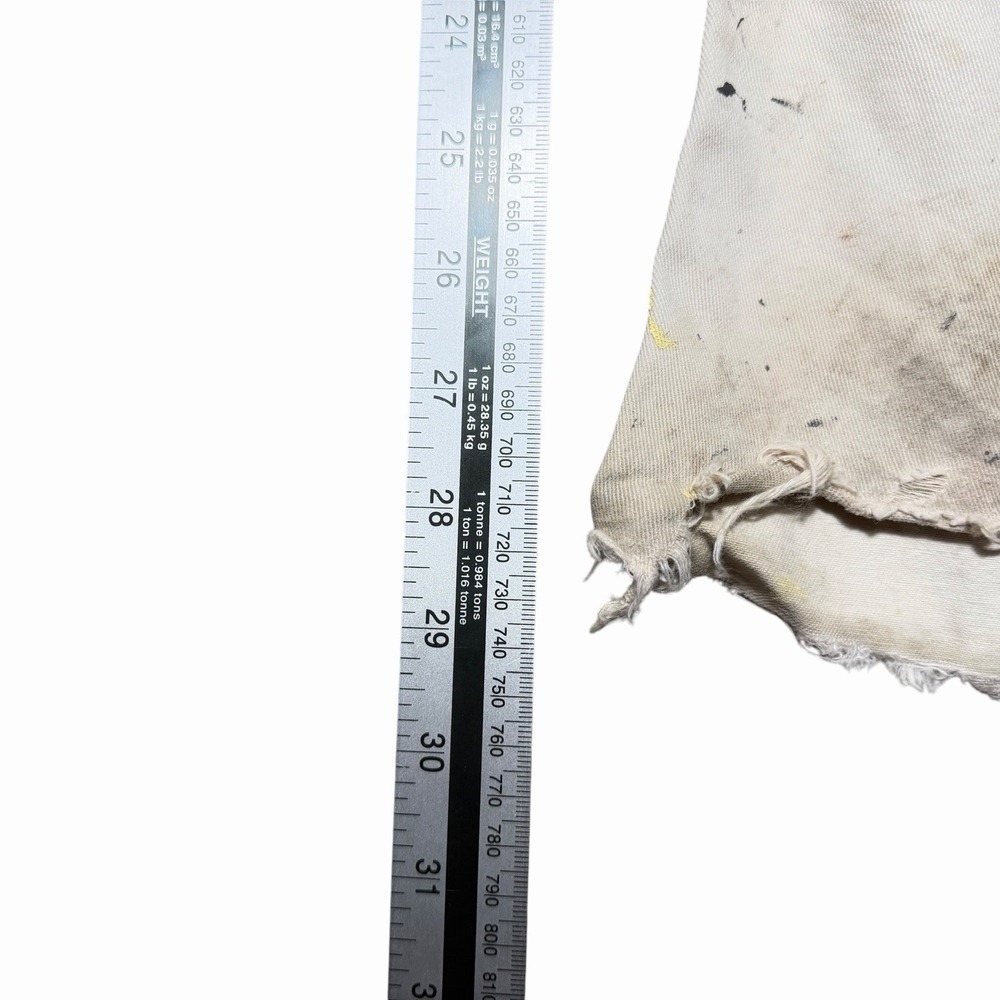 Levi's Cargo Loose Straight Pants 31x32 Paint Splatter Distressed Workwear Y2K - Picture 9 of 9